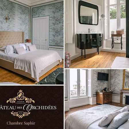 Chateau Des Orchidees En Val De Loire Saumur Exterior foto